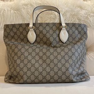 Authentic Gucci Canvas Diaper Bag, EXCELLENT USED CONDITION